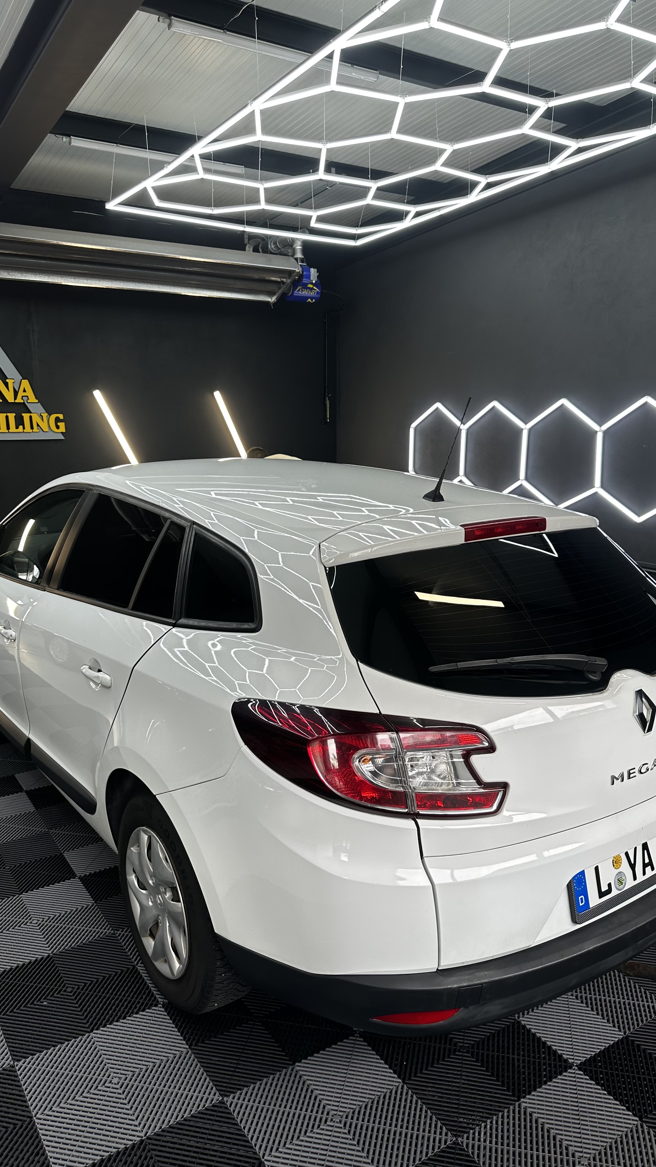 Renault Megane mit getönten Scheiben